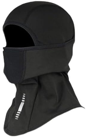 Dyiouxin Balaklava ansiktshuva, balaclava motorcykel, skidmask, multifunktionell duk tubhalsduk loophalsduk, vindtät, varm, för kvinnor och män, svart