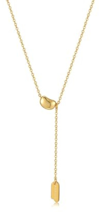 XYNSNDB Nuova Catena di Fagioli di Acacia Piccola clavicola Collana da Donna di Lusso con Luce atmosferica Dorata Collana con Pendente di Fagioli di Acacia Tutto-fiammifero