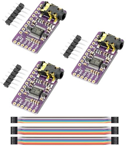 3 pezzi PCM5102 convertitore digitale analogico PLL modulo di decodifica stereo DAC per presa da 3,5 mm con Arduino