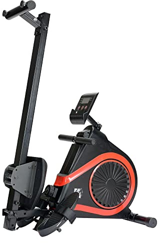 Fit4home Magnetic Rowing Machine for Home Use Foldable with Mobility Wheels 8 Levels of Resistance, Folding Gym Rower with 120KG User Weight | KPR91220