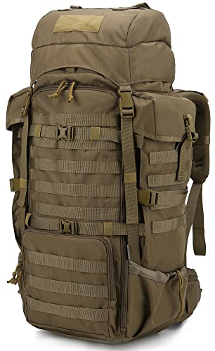 Mardingtop 70L Militär Rucksack Trekkingrucksack mit Regenschutz Wanderrucksack im Freien Große Kapazität Taktischer Rucksack für Wandern, Bergsteigen und Reisen