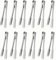 Heanvmyss Pinces à Glace,12 Pièces Pince a Sucre,Pince à Glaçons,Pinces à Servir,Pinces à Salade,Pince a Bonbon Candy Bar pour Cuisine,Café,Fête,Bar,Buffet