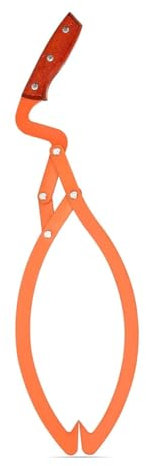 Juqoyue Pinzas para Troncos 13 Pulgadas, Pinza para Troncos, Elevador Troncos, Pinzas para Troncos con Capacidad Carga Hasta 330 Libras, para Manipular Herramientas Arrastre y Transporte