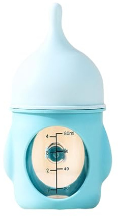 Qsvbeeqj Biberon pour lait de chaton sans valves d'étouffement - Accessoire portable pour une alimentation sûre des petits animaux - 80 aliments pour animaux