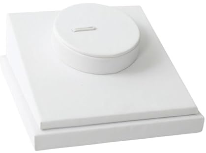 Baoblaze Espositore per Braccialetti, espositore per Bracciale Singolo, Elegante per Gioielli, per Esposizione in Negozi e cassettiere, Bianco
