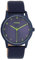 Oozoo Timepieces Damen Uhr in Dunkelblau - Armbanduhr Damen mit Lederarmband | Hochwertige Uhr für Frauen - Edle Analog Damenuhr in rund C11174