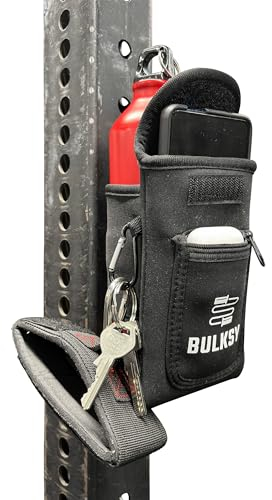 Magnetic Bag Gym Tasche Magnetisch - Gym Zubehör - Sport Handytasche Fitnessstudio Zubehör - Gym Essentials - Fitness Zubehör - Sport Zubehör - Fitness Accessories - Für Wasserflaschen 1 & 1,5 Liter