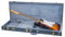 Crossrock Relief Series-Holzkoffer für E-Gitarren, Fender Telecaster & Stratocaster, mit stark strukturierter Oberfläche, Kunstfell in Nerzoptik, Edelstahlverschlüssen – Rauchblau (CRW630ESB)