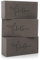 LaGreen Espuma floral, lote de 3 - Espuma floral para flores frescas, flores secas, composiciones florales y coronas de Adviento - 20 x 10 x 7 cm (Gris)