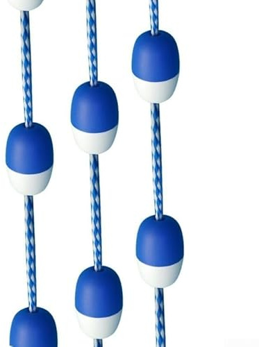 Gdfnmogo Kit de cuerda divisora de piscina de 4 pies diseñado con línea de flotación robusta y ganchos seguros para marcar zonas de natación y límites de agua