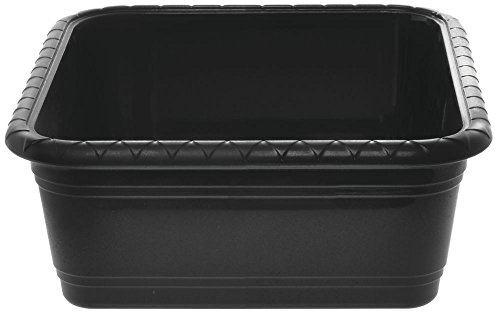 Dalebrook 1/4 Size Gastronorm-Sized Black Plastic Crock - 10 1/2L x 6 1/4W x 4H