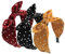 MIQIQAO Lot de 3 serre-têtes pour femme - Large - Rétro - Avec nœud - En tissu - Pour femmes et filles - Livraison (3 gouttes)