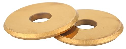 youkzuan 2 Stück 7/8 Zoll (22mmx6mmx2mm) Wolframkarbid Fliesenschneidrad Ersatz, Fliesenschneidrad, Erneuern Sie Ihren manuellen Fliesenschneider
