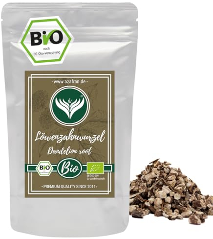 Azafran BIO Löwenzahnwurzel Tee lose geschnitten - Löwenzahntee aus der Löwenzahn Wurzel 250g