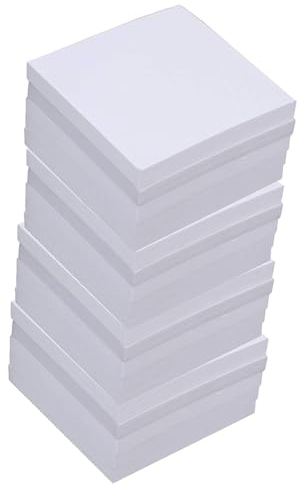 Bceer 1000 Hojas De Papeles De Mezcla Dentales Desechables Papeles De Mezcla Desechables Poly Coated para Mezclar Rellenos Dentales Reparadores Materiales A Base De Caucho Y Silicato(Color:51x51mm)