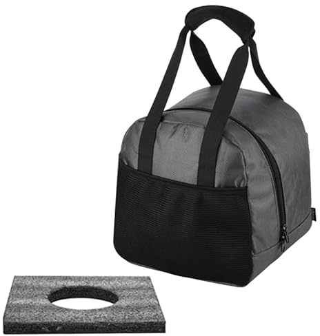 Bowlingtasche – Bowlingtasche für Bälle, einfache Bowlingtasche | Tragetasche mit Netztasche, Bowlingtasche mit gepolstertem Ballhalter, Bowlingtasche für Damen und Herren