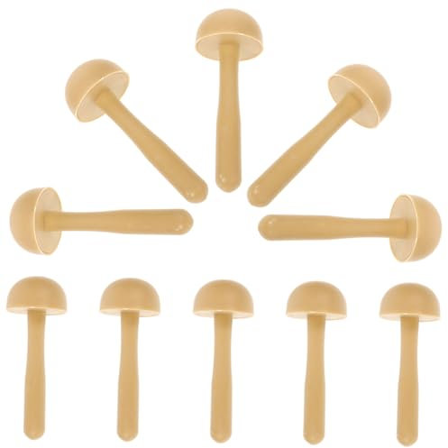 BEBEMOKO 10 Stück Kunststoff-tintenroller Pilz-druckwerkzeug Kunstroller Für Keramik-bastelbedarf