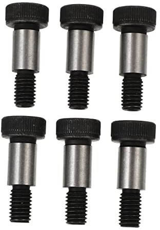 Gatuida Tornillo Hexagonal De Acero Al Carbono Plateado Tornillos De Hombro Prácticos Para Montaje Para Proyectos De Bricolaje