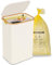 efluky Soporte para saco amarillo, 100 L, cubo de basura con tapa, soporte para bolsas amarillas, fácil extracción a través de la puerta en la parte posterior, recipiente para cocina y hogar [sin