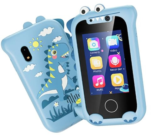 Kinderspielzeug -Smartphone für Kinderspielzeug - tragbar mit der hinteren Frontkamera, elektronisches Lernen | Berühren Sie Telefon für kleine Kinder, interaktives Simulationsspielzeug für und