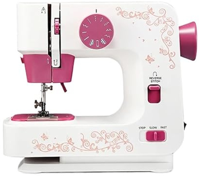 Hushålls Elektrisk Bordssymaskin Multifunktionell Tjock Låsbar Knapp Mini Symaskin DIY-kläder 12 Stygn