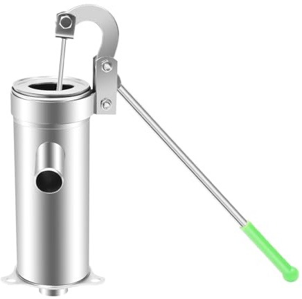 Pompa a getto d'acqua manuale in acciaio inox | Domestic Well Handshake pompa di aspirazione pompa a mano pompa da giardino con accessori per fontana stagno giardino irrigazione