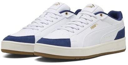 PUMA Sneakers Court Classico Sport Unisex 42.5, White Blue Jewel