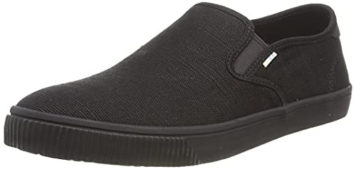 TOMS Men's Baja Sneaker, Black, 10 UK