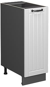 Vicco Apothekerschrank Fame-Line, Anthrazit/Weiß, 30 cm ohne Arbeitsplatte