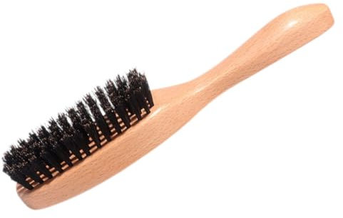 Bartbürste Mit Borsten Und Holzgriff Tragbare Bartbürste Für Männer Naturholz Weiche Bürste Einfach Zu Reinigen