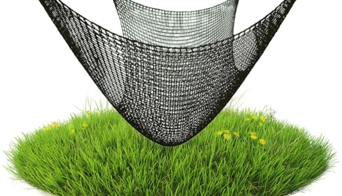 LGLFDJ Doppellagiges Kletternetz Für Kinder, Robuster Kinderschutzzaun Für Innen- Oder Außenspielplätze, Sicherheitsnetzzubehör Für Baumhäuser Im Hinterhof(Size:5x6.5FT(1.5x2M),Color:Schwarz)