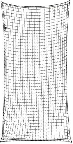 vidaXL Anhängernetz, Hängernetz mit Gummiseil, Abdecknetz für Anhänger, Transportnetz Ladungssicherungsnetz Gepäcknetz, Schwarz 4x2m PP