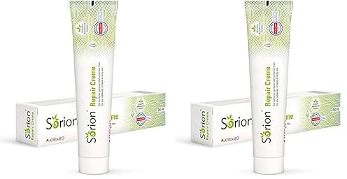 Sorion Repair Creme – Spezialpflege bei Hautirritationen, Rötungen und Juckreiz zur intensiven Regeneration chronisch gereizter Haut (150 ml) (Packung mit 2)