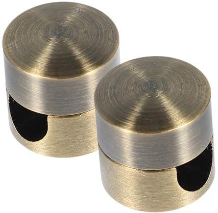 KICHOUSE 2Pièces Crochets Swag pour Plafond Métallique Accessoires de Câble pour Lustre Rétro Fixations Stables pour Éclairage Domestique Finition Antique