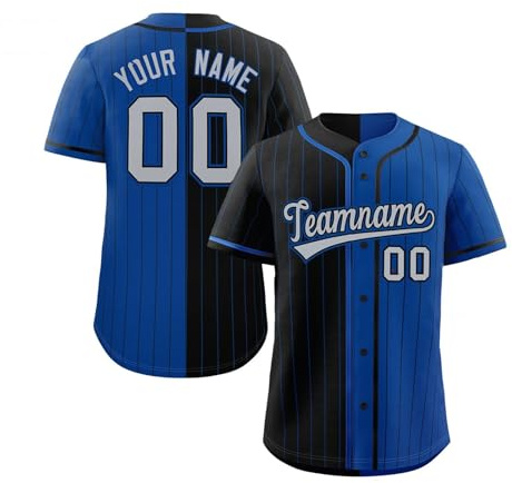 Personalised Button Down Baseball Jersey for Men, Women, Boys, Girls - Custom Baseball Shirts - Sports Uniform