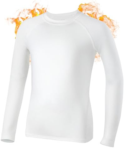 Roadbox Boys Thermal Base Layer Top Warm Underwear for School Football