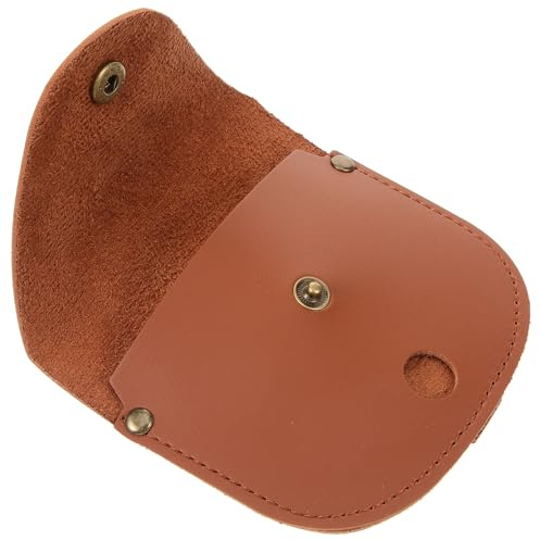 Ciieeo Étui en Cuir Marron pour Camping et Randonnée Léger et Protecteur Design Élégant Finition Soignée pour Montre de Poche