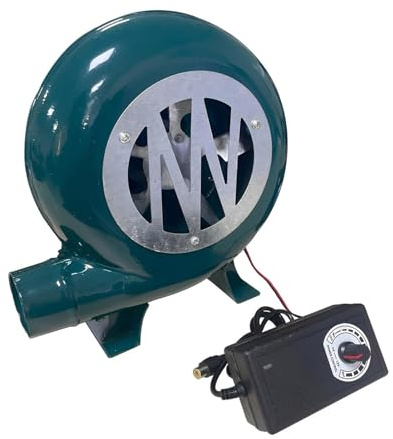 JOUFNING Ventilateur De Forge Forgeron Électrique À Vitesse Variable, Souffleur De Forge De Forgeron Électrique, 220V Barbecues Centrifuges Pompe À Charbon, pour Camping(60W)
