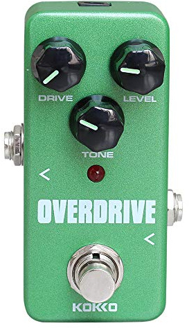 Kokko FOD-3 Overdrive Pedal – Compact Analog Guitar Overdrive Pedal with Warm Sound and True Bypass