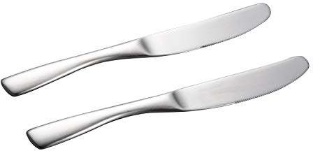 IMEEA 2 Pcs Butter Knife 17cm Stainless Steel Butter Spreader Knife for Cheese Cake Jam Dessert