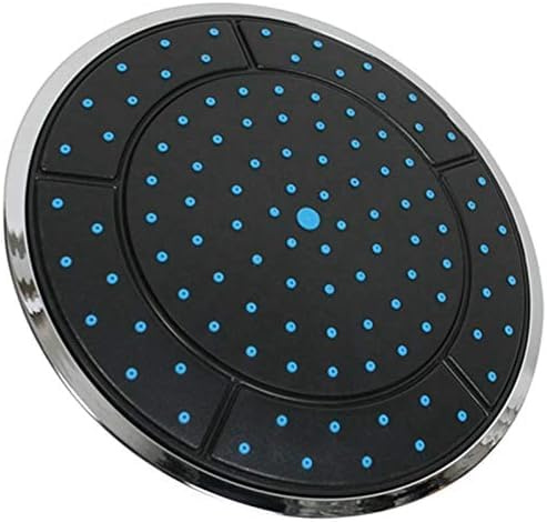 Soffione doccia 1 pz 25 cm di Plastica Rotonda Forma Pioggia Alimentato Doccia Top Doccia Tetto Testa Ugello Accessori Cabina