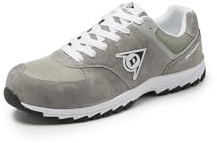 Dunlop Zapato de Seguridad S3 Flying Arrow Gris en Piel de Ante y Mesh, Puntera Composite - DL0201017 (Edition 2021) Talla 47
