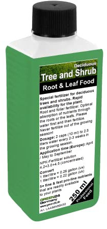 GREEN24 Engrais pour arbres et arbustes HIGHTECH fertiliser les arbustes et les arbres à feuilles caduques 250ml
