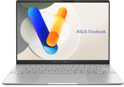 ASUS Vivobook S 14 M5406KA#B0DPG333XZ, Notebook in alluminio, Copilot+ PC, Monitor da 14 WUXGA OLED Glossy, 60Hz, AMD Ryzen AI 7 350, RAM 16GB, 512GB SSD, Windows 11 Home, Argento