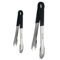 MHwan Grillzange Edelstahl, 2 Stück 31 cm und 24 cm Küchenzange, 360° All-inclusive Verbrühungsschutz, rutschfeste Griffe, lebensmittelechtes Silikon, maschinenwaschbar Zange Küche