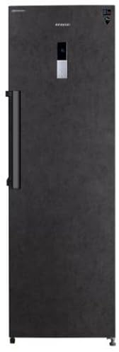 INFINITON CV-A185ND - Congelador Vertical, Blanco, 275 litros, Alto 185 cm, Tecnologia Defrost, Cíclico, Regulación en Altura, Puerta Reversible, E, Negro