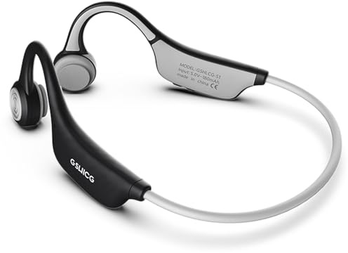 XRLUC Open Ear Bluetooth Headphones Bone Conduction and Air Conduction Wireless Earphones Sport Outdoor IPX5 Sweat Resistant Wireless Headphone Built-in Mic for Workouts, Running,Hiking