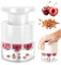 Cherry Pitter, 2025 New Kirschentsteiner, Multifunktional Entkerner for Küche, Praktisch Kirschentsteiner mit Auffangbehälter für Marmelade, Einfacher Fruchtentkerner für Haushalt (Weiß)
