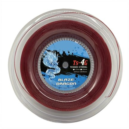 DIEKE Cuerda de raqueta deportiva de 1,25/1,3 mm, cuerda de repuesto para raqueta de tenis, práctica de alambre duro primario, fácil de usar