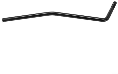 Bras de barre en métal pour système de trémolo de guitare électrique 6 mm à vis dans la poignée de vibrato pièce de rechange disponible en noir, doré, argenté (noir)